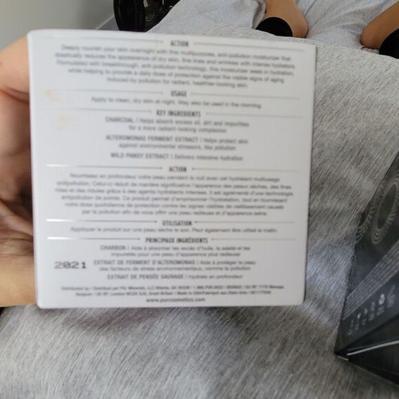 Lot~2~PÜR Submerge Overnight Detox Anti-Pollution Moisturizer 2oz - Picture 2 of 2